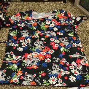 Scrub tops. All different brands and sizes.